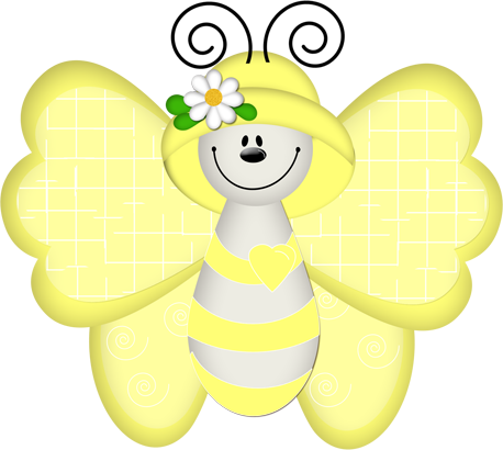 Dibujos Primavera Png - Abelha Rosa Png (458x410)