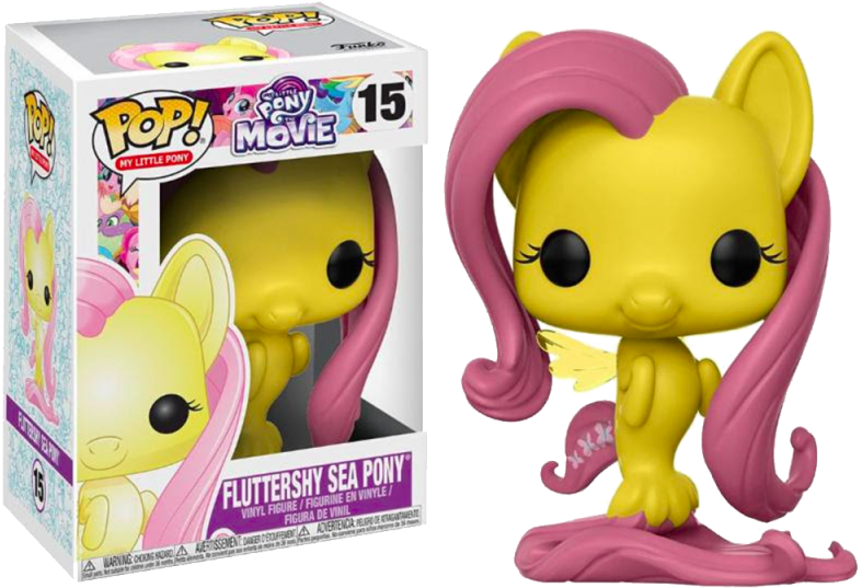 Funko Pop Vinyl My Little Pony - My Little Pony Movie - Fluttershy Sea Pony Pop! Vinyl (800x800)