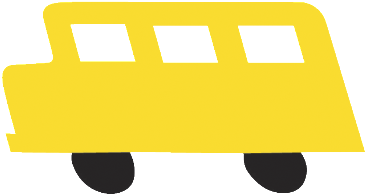 Bus Clipart Shape - Bus Clipart Shape (385x342)