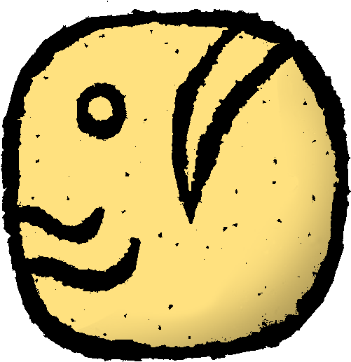 Yellow Human Wavespell - Maya (529x529)