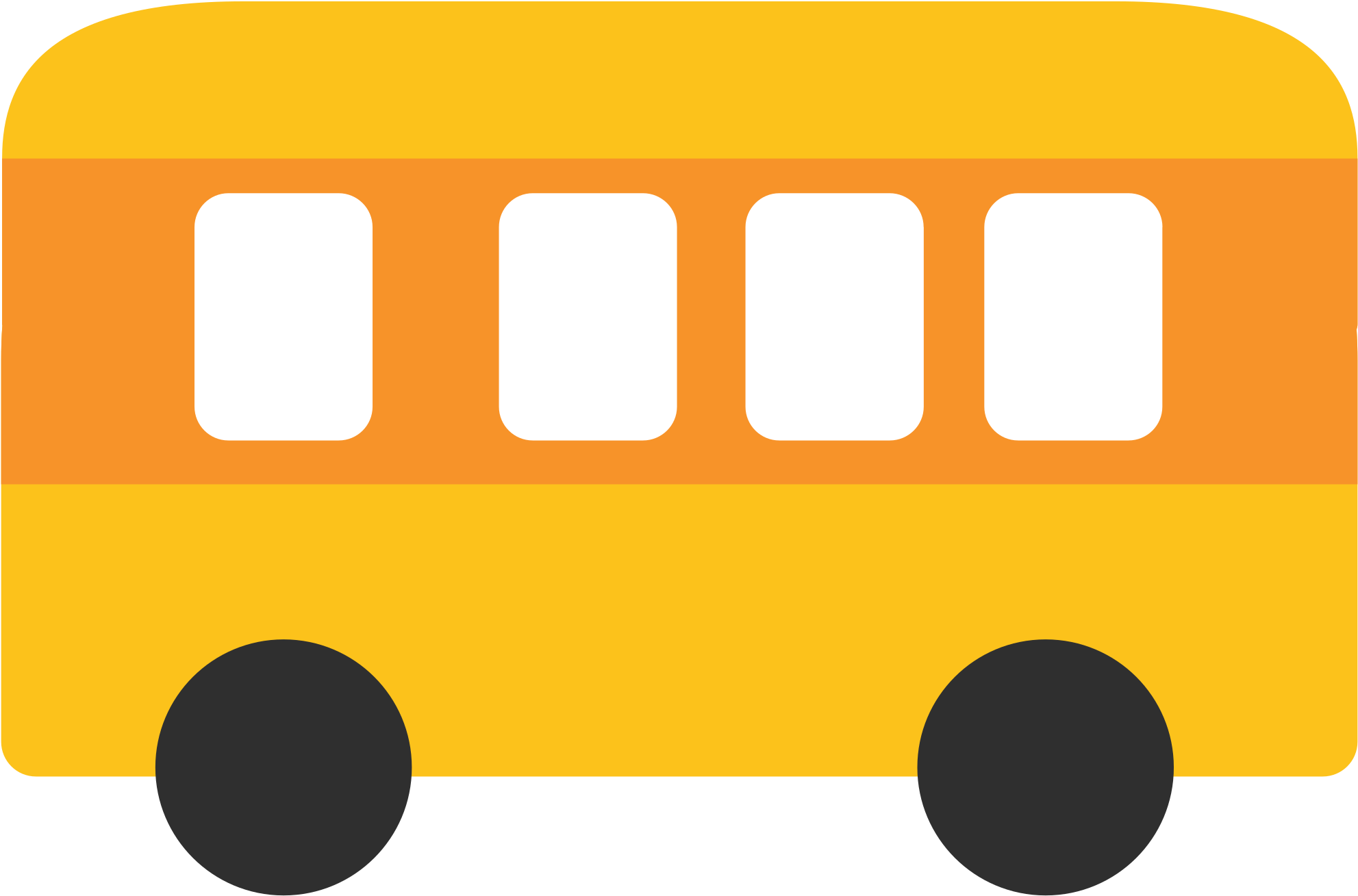 File - Emoji U1f683 - Svg - Bus Emoji (2000x2000)
