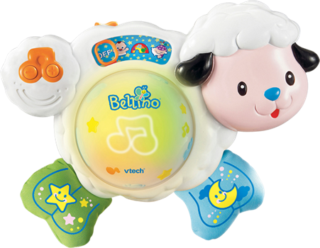Bellino Vuggeviselam Med Lys - Veilleuse Musicale Mouton Vtech (451x350)
