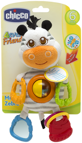 Baby Senses Stroller Toy Mrs - Chicco Mrs Bean Game Zebra Prime Activities (500x500)