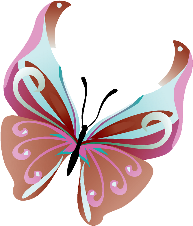 Download Png Image Report - Butterfly Free Vector Png (1000x1000)