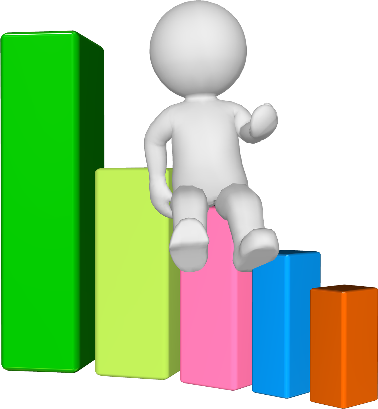 Kiwi Setting The Pace As Us Budget Talks Stall﻿﻿ Nzd/usd - 3d Man Graphics (1500x1500)