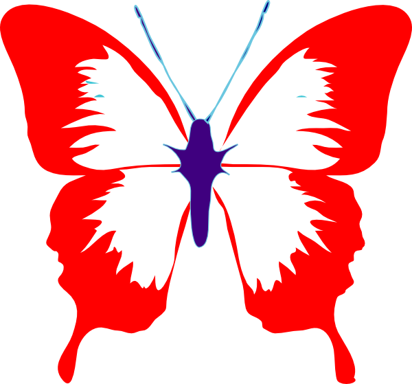 Butterfly Clip Art (600x559)