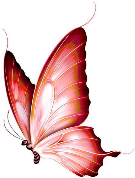 Dieren Painting - Gold Butterfly Png (469x600)
