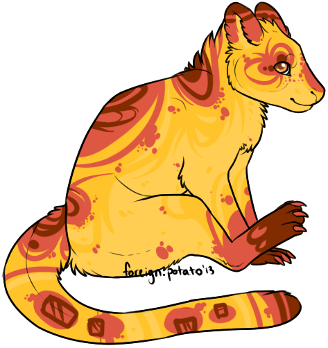 Tree Kangaroo Design1 By Foreign-potato - Drawing (473x502)