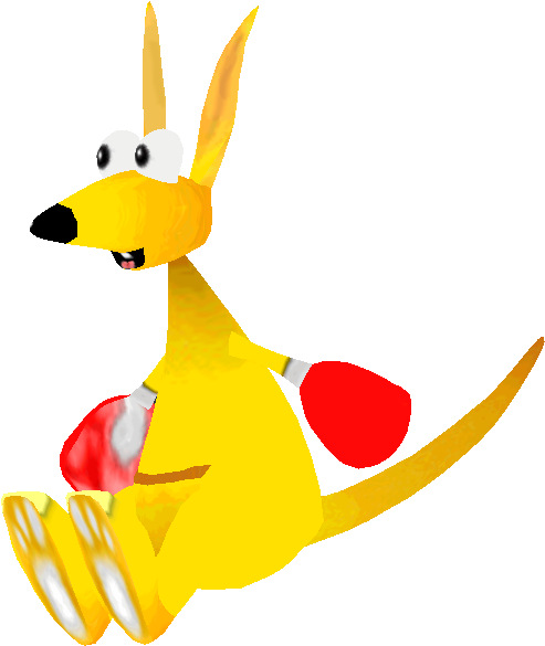 Kao Render - Kao The Kangaroo Gif (523x618)