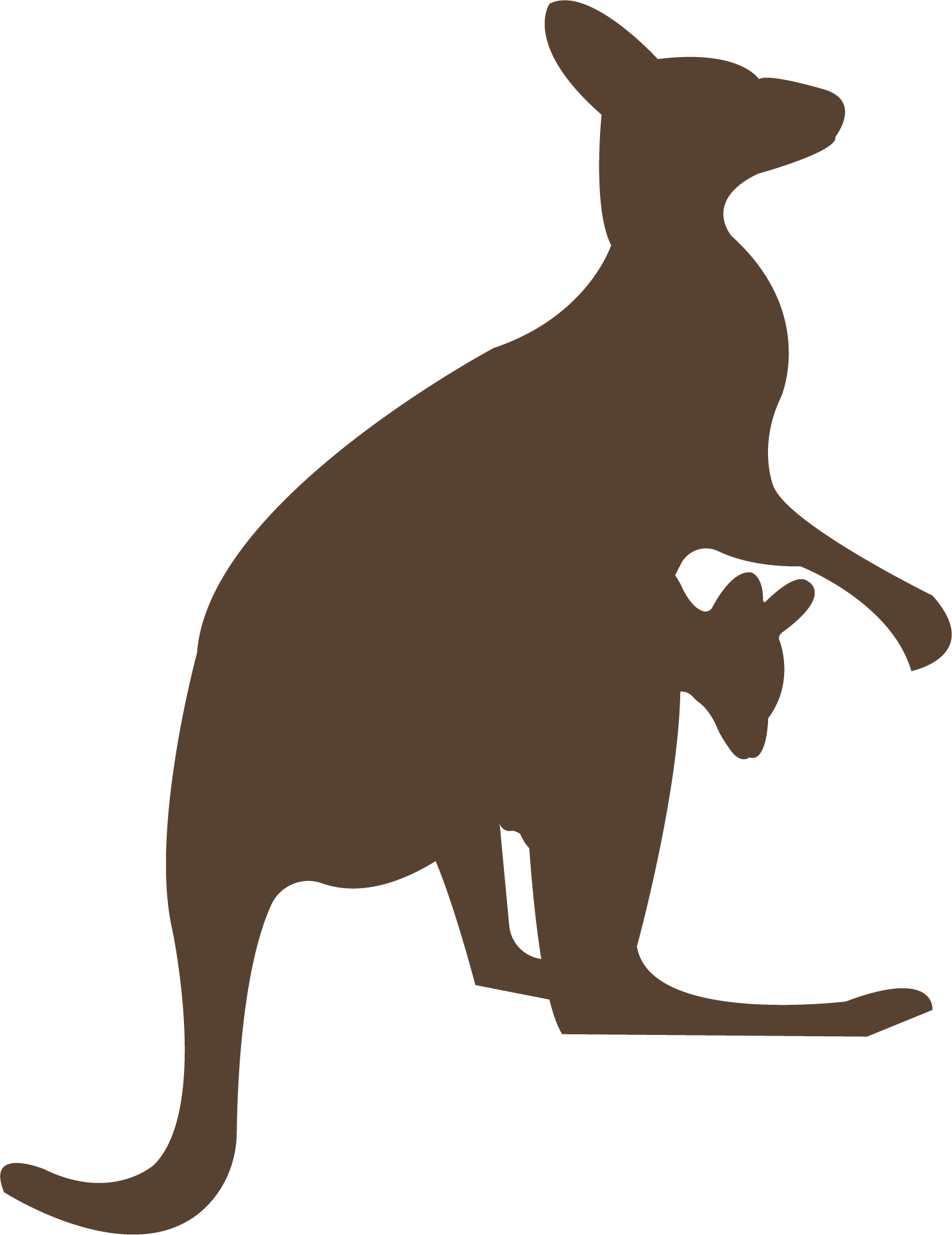 Kangaroo Clipart Png Image 01 - Portable Network Graphics (1485x1926)