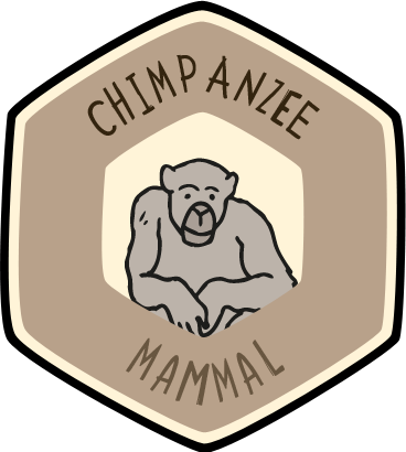 Visit The Zoo And Collect This Animal's Badge In Our - Badges Pictures For Zoo Clipart (368x410)