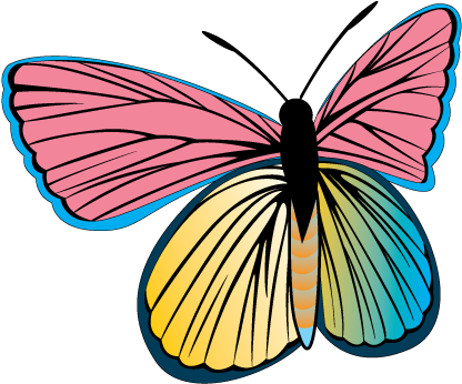 Butterfly Clip Art - Бабочка (595x612)