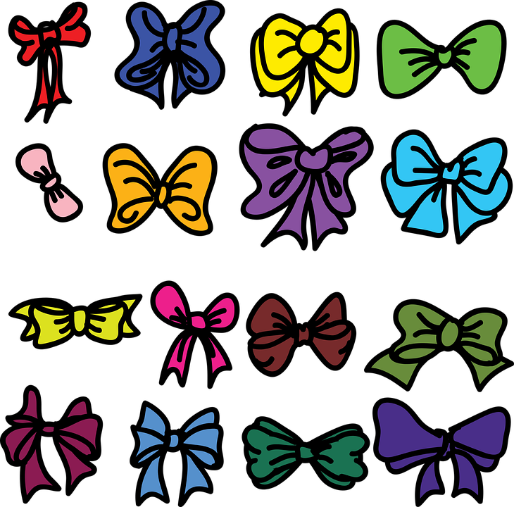 Butterfly Cartoon 20, - Bows Clipart (730x720)