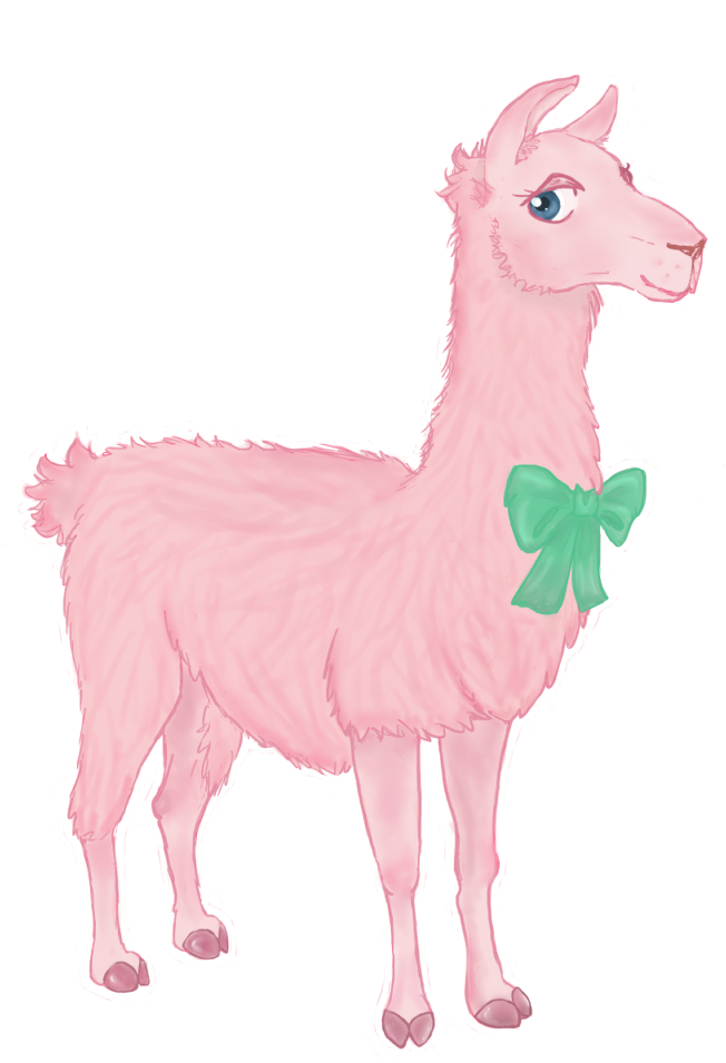 More Like Llama Padawan By Androidu - Drawing (712x988)