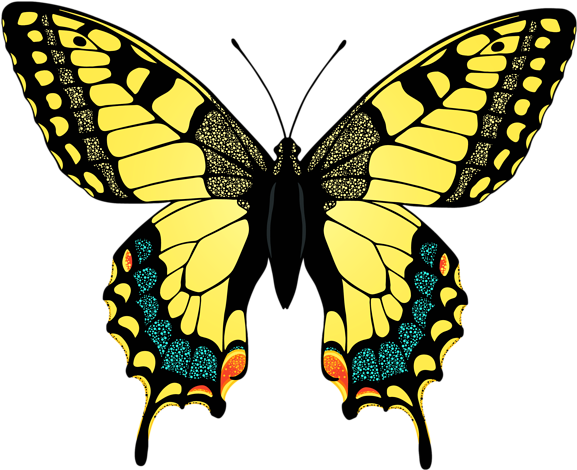 Butterfly - Animal Crossing Tiger Butterfly (600x495)