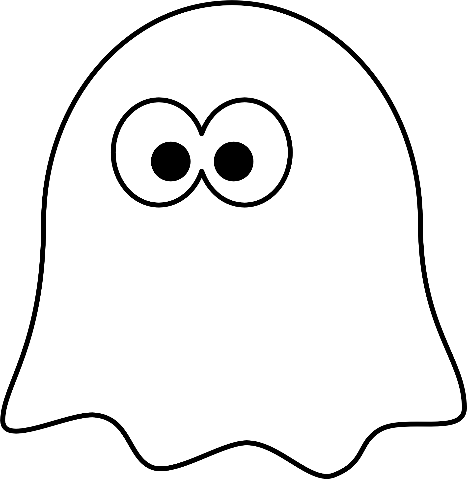 Lemmling Cartoon Ghost Coloring Book Colouring Drawing - Grey Ghost Clip Art (2555x2768)