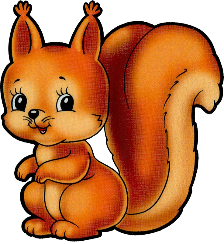 Cartoon Filii Clipart - Squirrel Clipart (737x800)