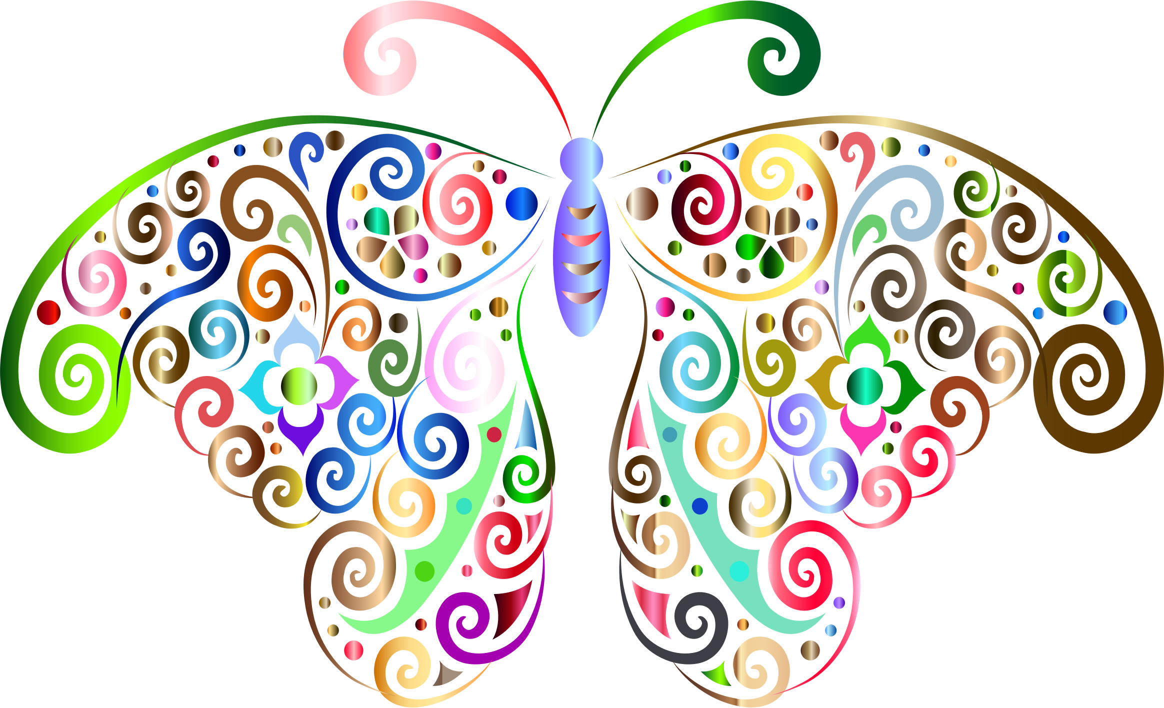 Big Image - Transparent Background Clipart Butterfly (2328x1416)