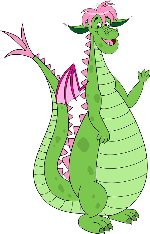 Pete's Dragon Clipart - Elliott Le Dragon (576x844)