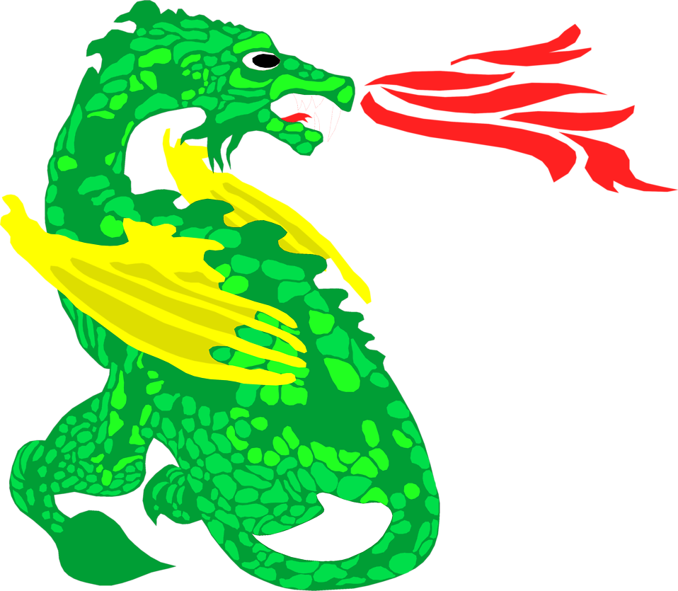 Dragons - Fire Breathing Komodo Dragon (958x835)