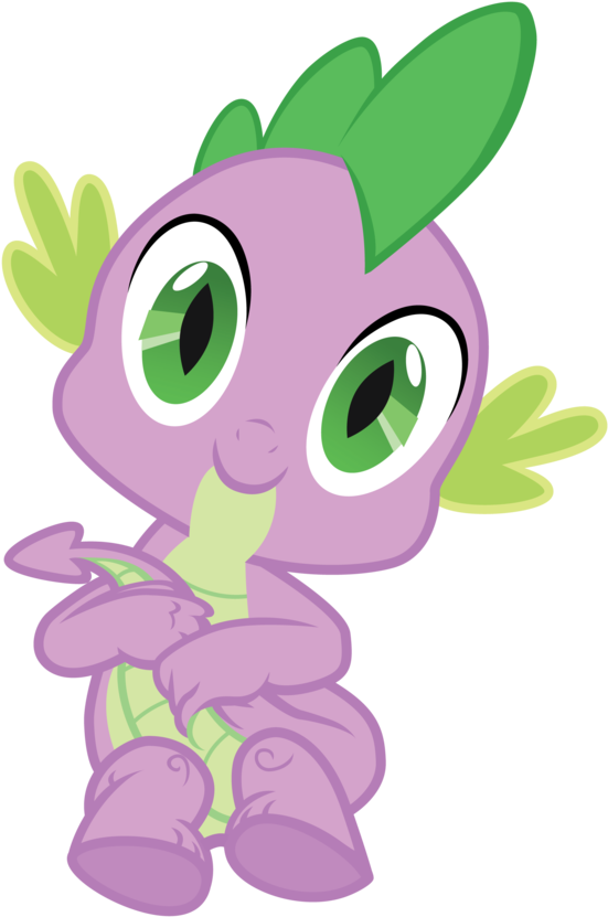 Little Dragon Clipart Simple - Spike (900x900)