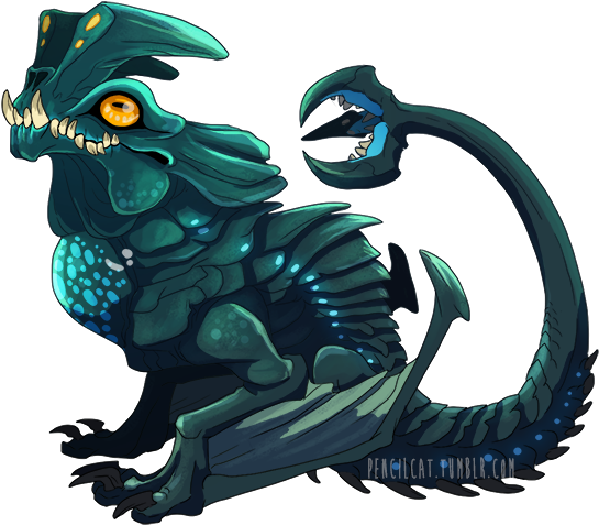 Lil Otachi By Abelphee - Dragon (600x521)