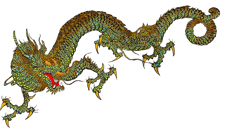 Japanese Dragon Png Photos - Japanese Dragon Png (1004x574)