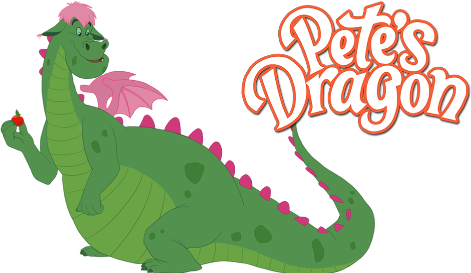 Pete's Dragon Clipart - Original Pete's Dragon Logo (1000x562)