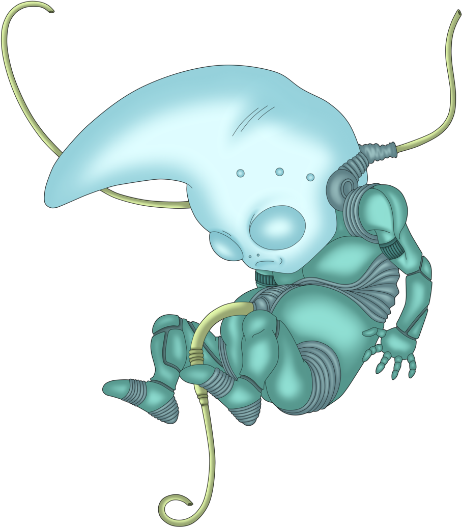 Dragon Ball Gt By Byceci - Baby Piccolo Dragon Ball Gt (1024x1202)