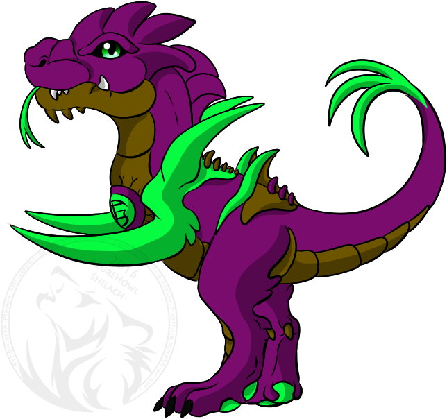 Baby Dragon Velok By Azurehowlshilach - Illustration (1002x606)