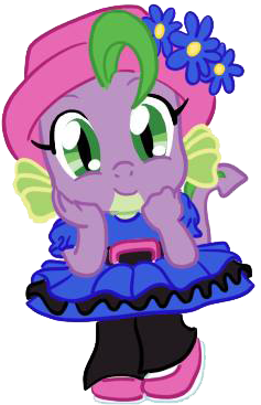 Baby Dragon Barbara Cute By Reina Del Caos - Mlp Barbara Baby (284x431)