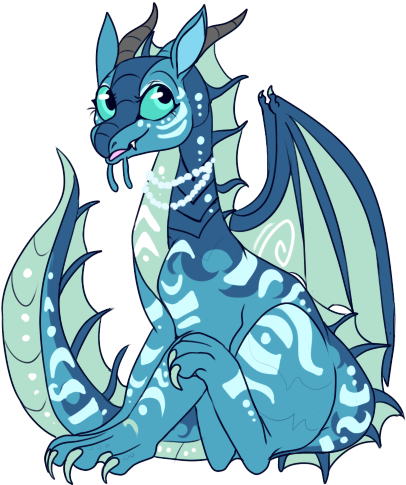 Tsunami By Lulubellct - Cute Glory Wings Of Fire (439x500)