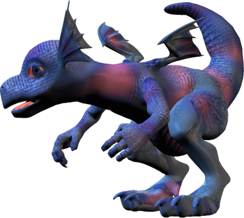 Baby Dragon 38 By Clipartcotttage On Clipart Library - Figurine (800x713)