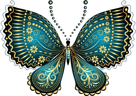 0 129b9b 83a3bf4a Orig - Relaxing Butterfly Patterns: Butterfly Adult Coloring (582x412)