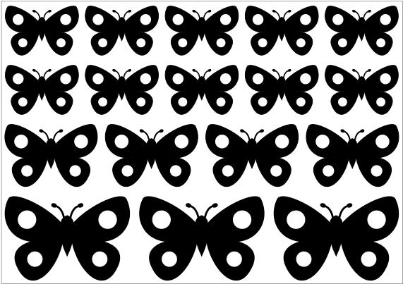 Cartoon Butterfly Stickers - Butterfly (700x530)