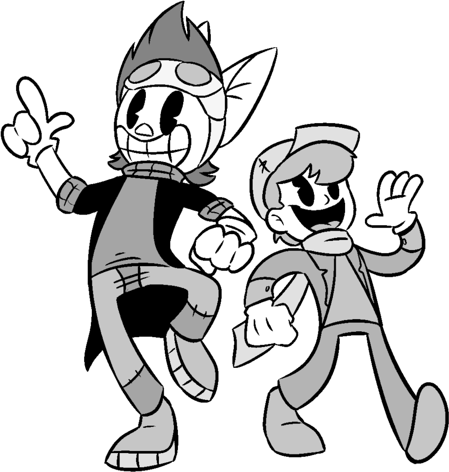 Thestupidbutterfly Good Old-fashioned Friends By Thestupidbutterfly - Old Fashioned Cartoon Characters (1024x1106)