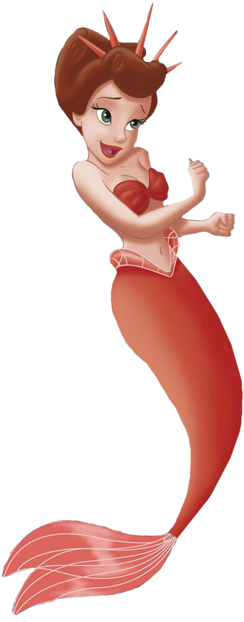 Attina Is A Princess Of Atlantica, And Daughter Of - Attina From The Little Mermaid (384x898)