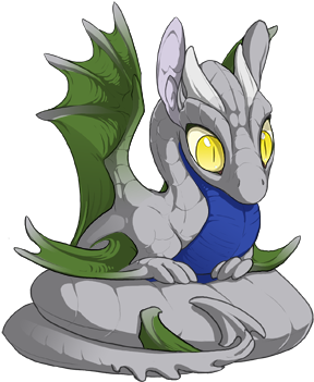 Here's The Second One, A Baby Dragon Based Off Of Nepeta - Flight Rising Baby Spiral (350x350)