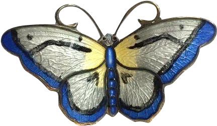 Butterfly Pin - Papilio Machaon (431x431)