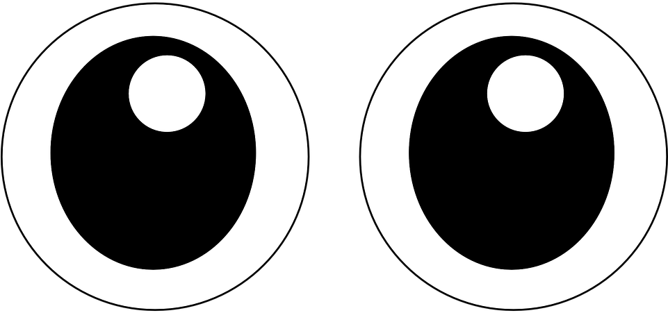 Black Eye Cliparts 17, - Googly Eyes Clipart Png (960x480)