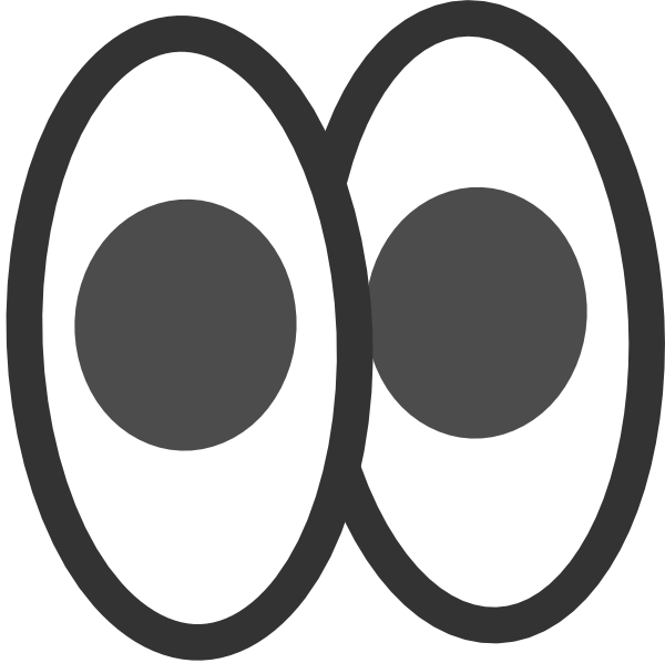 Pair Of Eyes Clip Art - Big Pair Of Eyes (723x720)