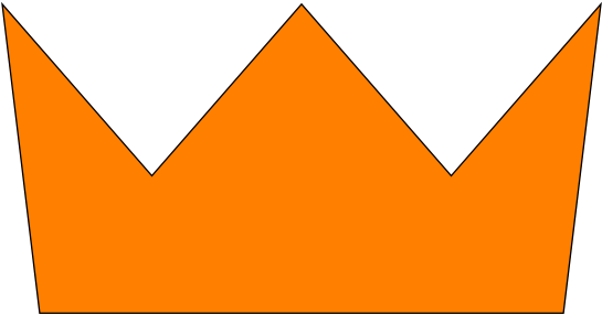 Crown Clipart Basic - Orange Crown Clipart (600x552)