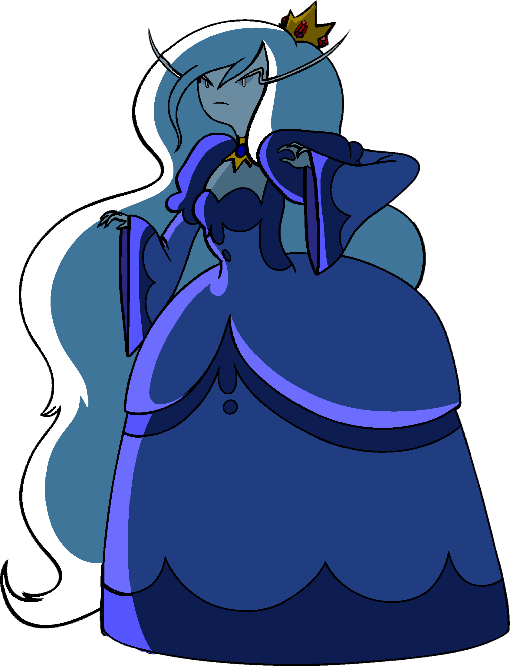 Ice Queen - Ice Queen Adventure Time (1685x2199)