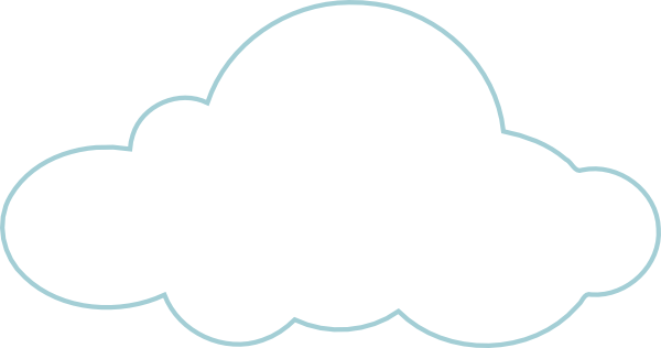 White Cloud Clipart No Background Clipart Panda Free - Cloud Png Clip Art (600x316)