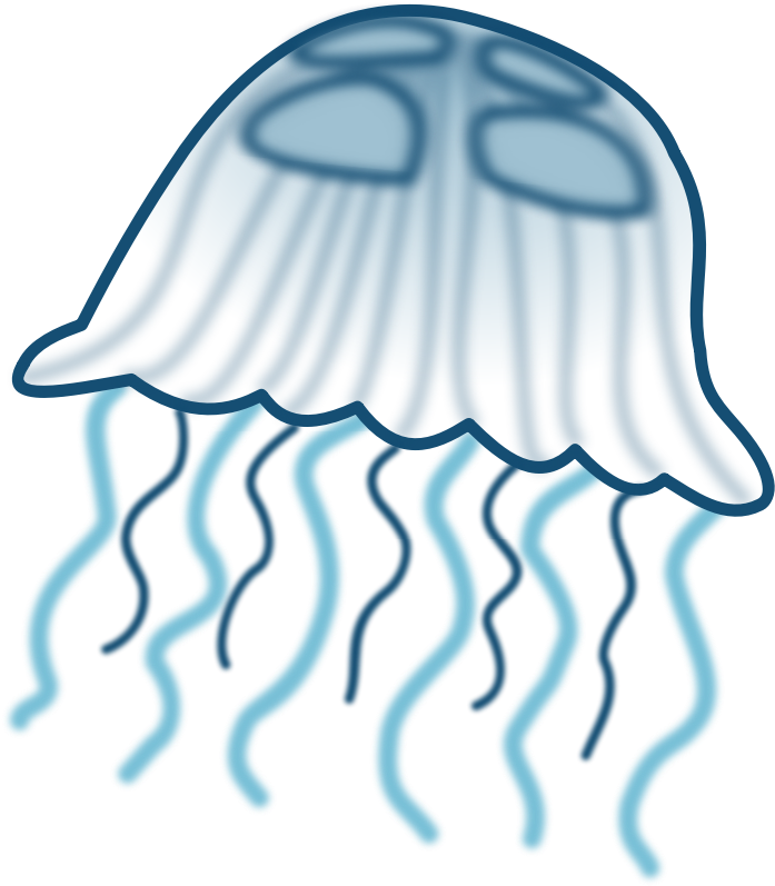 Clipart - Jellyfish - Jellyfish Clipart (800x800)