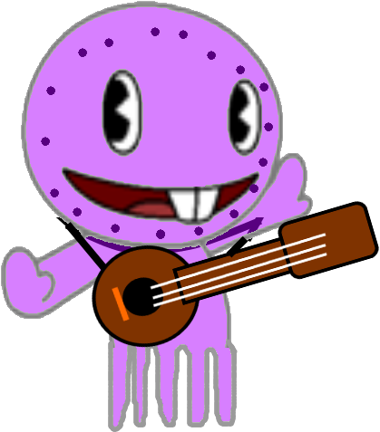 Jammer Jellyfish - Happy Tree Friends Jellyfish (492x581)