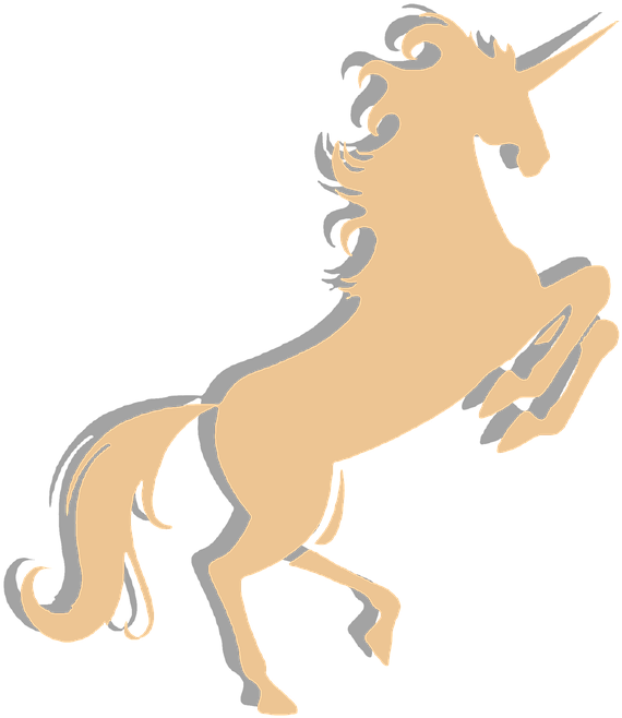 Baby Unicorn Cliparts 10, Buy Clip Art - Siluetas De Unicornios Png (720x720)