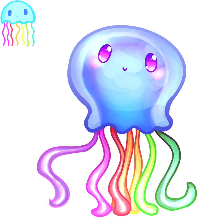 Flyingpings 296 47 Abicat3043 By Flyingpings - Cute Jelly Fish Cartoon Png (1024x1024)