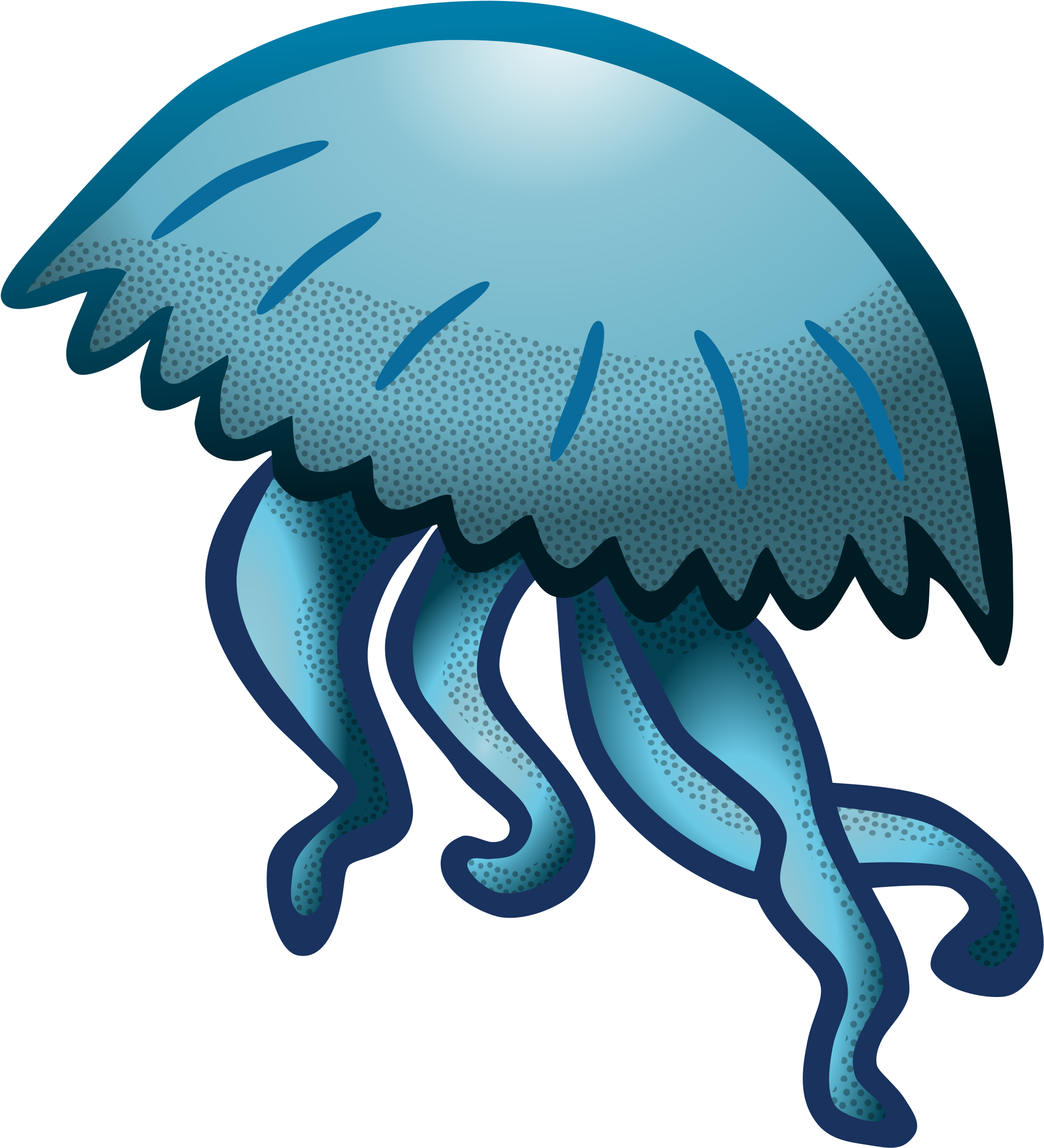 Jellyfish - Coloured - Jellyfish - Coloured (2323x2400)