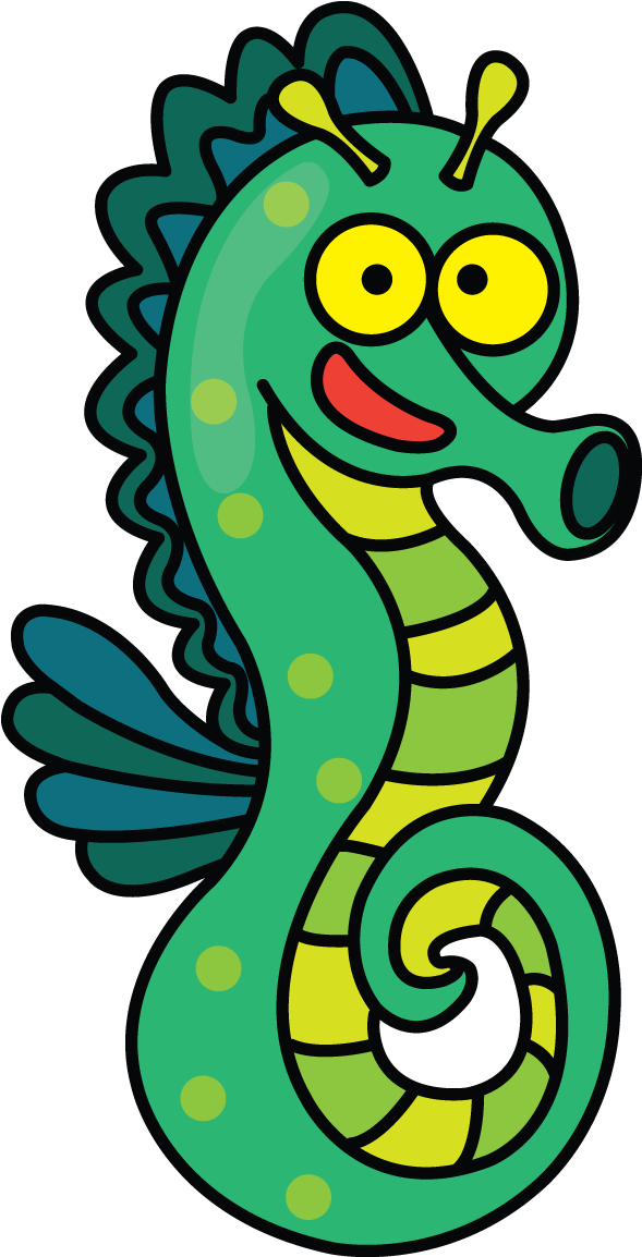 Seahorse Drawing Tutorial - Draw Seahorse (720x1280)